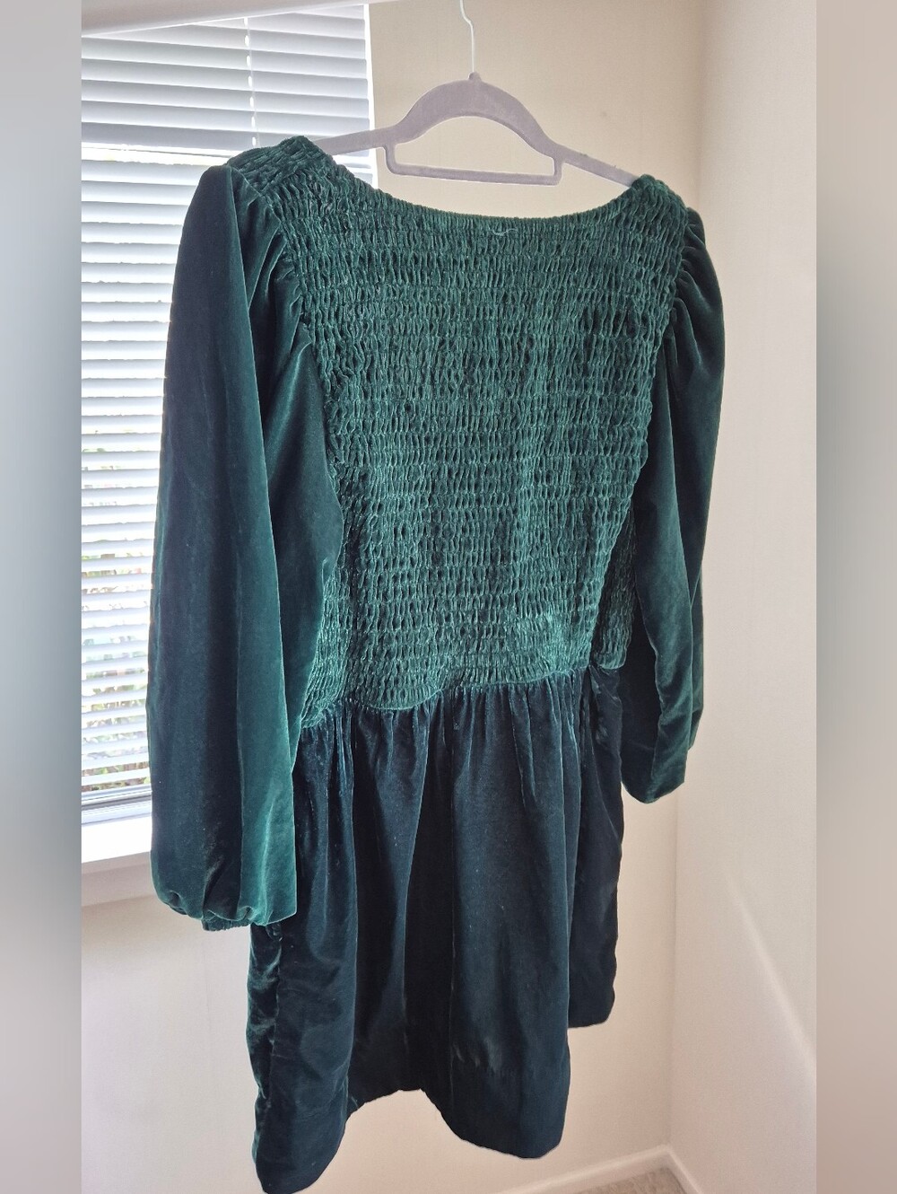 Free People Green Farrier Mini Dress M New With Tags - Picture 5 of 5